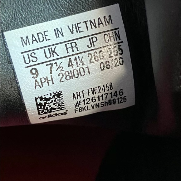 Adidas Stan Smith Black and Primary Color Logo Women’s Sneakers ( size 9) - Picture 13 of 13